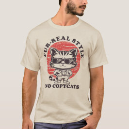 Camiseta Guay Cat Fur-real Style Sin Copycats Vintage