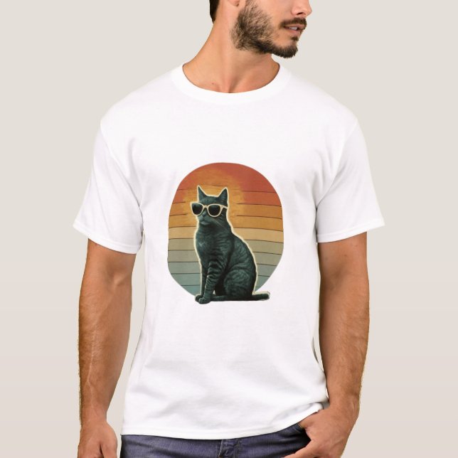 Camiseta Guay Cat Sunset (Anverso)