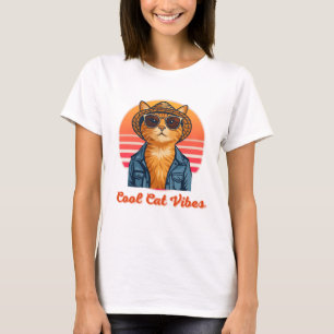 Camiseta Guay Cat Vibes 🌴 😎
