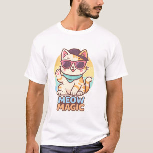 Camiseta "Guay Cat Vibes - Meow Magic Summer Tee