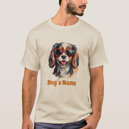 Camiseta Guay Cavalier King Charles Spaniel con Sunglasse