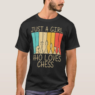 Camiseta Guay Chess Para Chicas Kid Piece Jugador De Ajedre