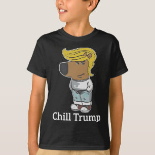 Camiseta Guay Chill Guy Meme Tees - Trump Chill Guy Meme