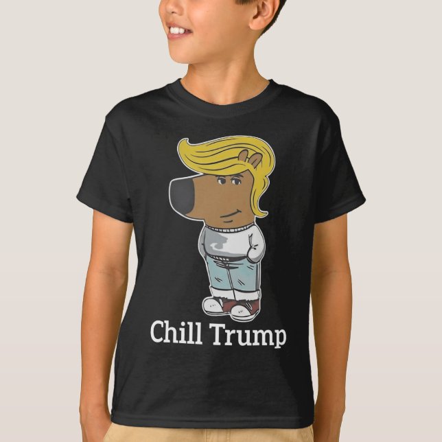 Camiseta Guay Chill Guy Meme Tees - Trump Chill Guy Meme (Anverso)