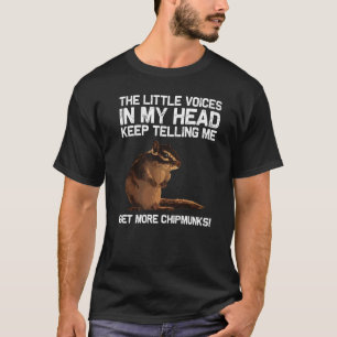 Camiseta Guay Chipmunk Para Hombres Mujeres Squirrel Whispe