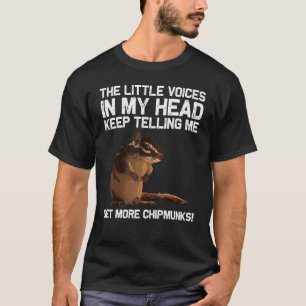Camiseta Guay Chipmunk Para Hombres Mujeres Squirrel Whispe