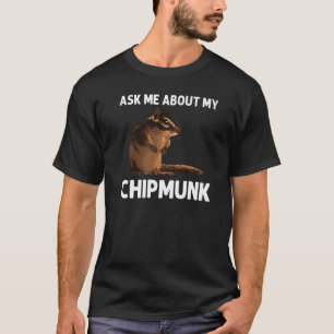 Camiseta Guay Chipmunk Para Hombres Mujeres Squirrel Whispe
