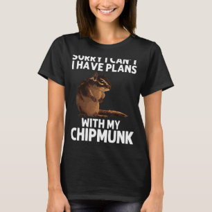 Camiseta Guay Chipmunk Para Hombres Mujeres Squirrel Whispe