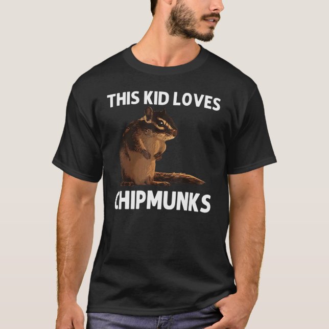 Camiseta Guay Chipmunk Para Niños Los Niños Squirrel Whispe (Anverso)