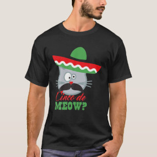 Camiseta Guay Cinco De Meow Funny Taco Mexicano Cinco De Ma