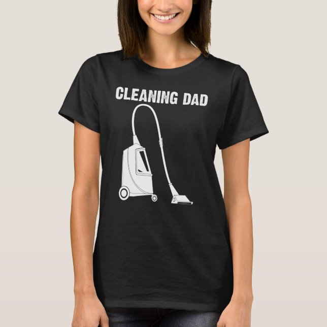 Camiseta Guay Cleaning Art Para Papá, Herramientas Limpiado (Anverso)