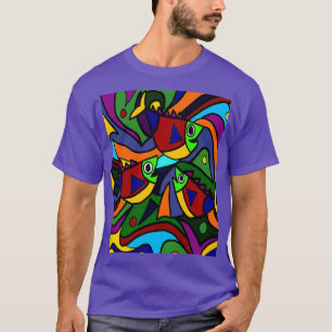 Camiseta Guay Colorful Fish Abstract Art