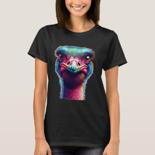 Camiseta Guay Colorous Emu Face Entusiast Ostrich Emu