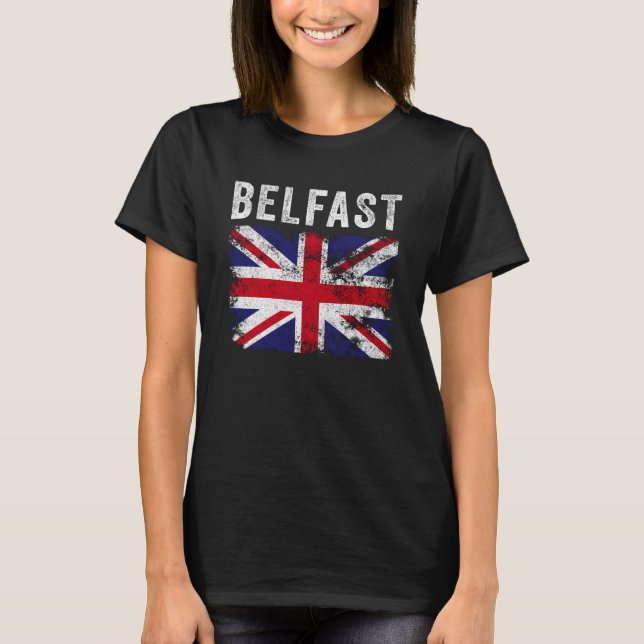 Camiseta Guay con bandera británica de Belfast (Anverso)