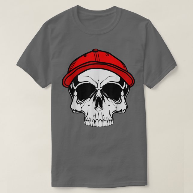 Camiseta Guay con gorra, tapón rojo  (Diseño del anverso)
