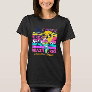 Camiseta Guay Copacabana Beach Brasil Rio Summer Vibes Grap