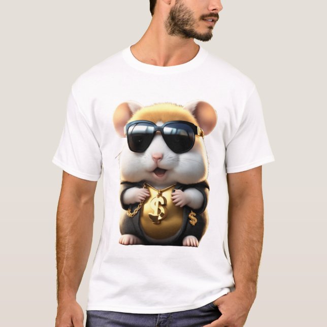 Camiseta Guay, Corto Y Fluffy Hamster (Anverso)