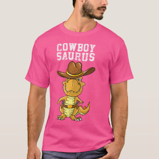 Camiseta Guay Cowboy Saurus Funny Western Rodeo Dinosaur L