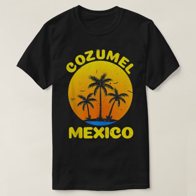 Camiseta Guay Cozumel Design Para Hombres Mujeres Cozumel M (Diseño del anverso)