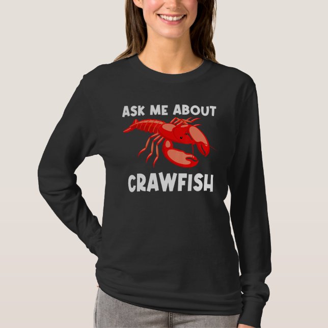 Camiseta Guay Crawfish Art Para Hombres Mujeres Lobster Cra (Anverso)