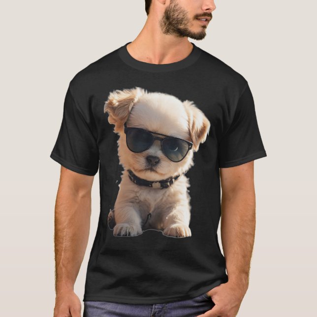 Camiseta Guay, Cuidada Y Fluffy Puppy (Anverso)
