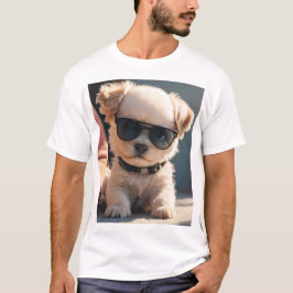 Camiseta Guay, Cuidada Y Fluffy Puppy