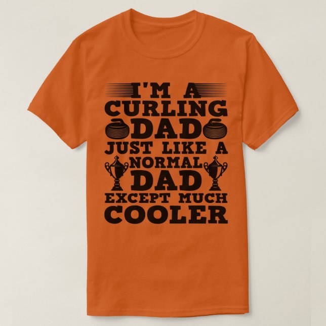 Camiseta Guay Curling Dad (Diseño del anverso)
