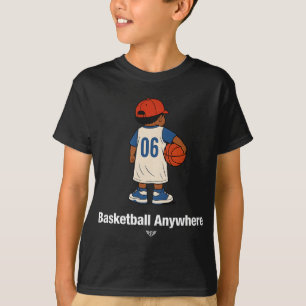 Camiseta Guay Cute Basketball En Cualquier Lugar Con Ki De 