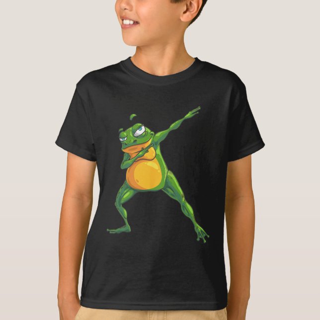 Camiseta Guay Dabbing Frog Funny Hip-hop Tadpole Dancing Lo (Anverso)