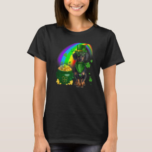 Camiseta Guay Dachshund Dog Leprechauns Shamrock Clover Pat