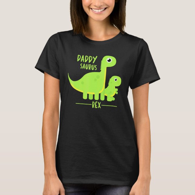 Camiseta Guay Daddysaurus Rex Dino (Anverso)