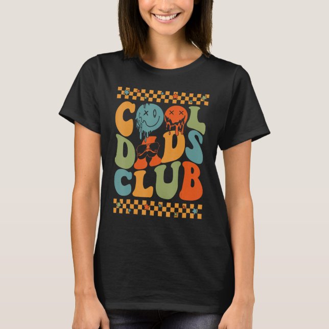 Camiseta Guay Dads Club Fathers Day Groovy Retro Mejor Papá (Anverso)