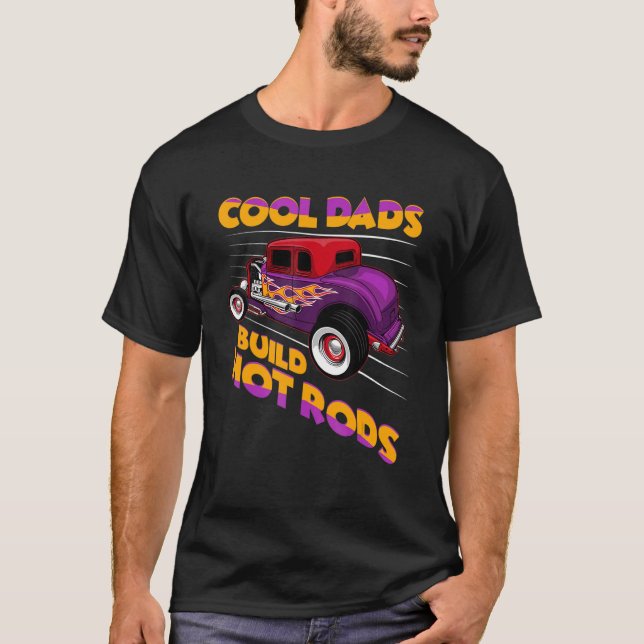 Camiseta Guay Dads Construir Hot Rods Hotrod Rac (Anverso)
