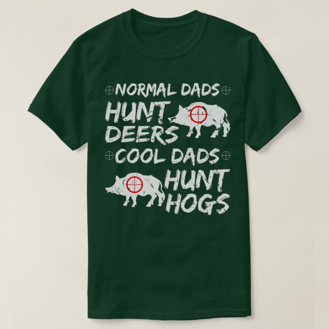 Camiseta Guay Dads Hunt Hogs (Diseño del anverso)