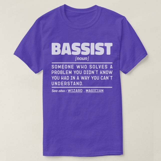 Camiseta Guay de Battend Noun Definition Bass Guitar Player (Diseño del anverso)