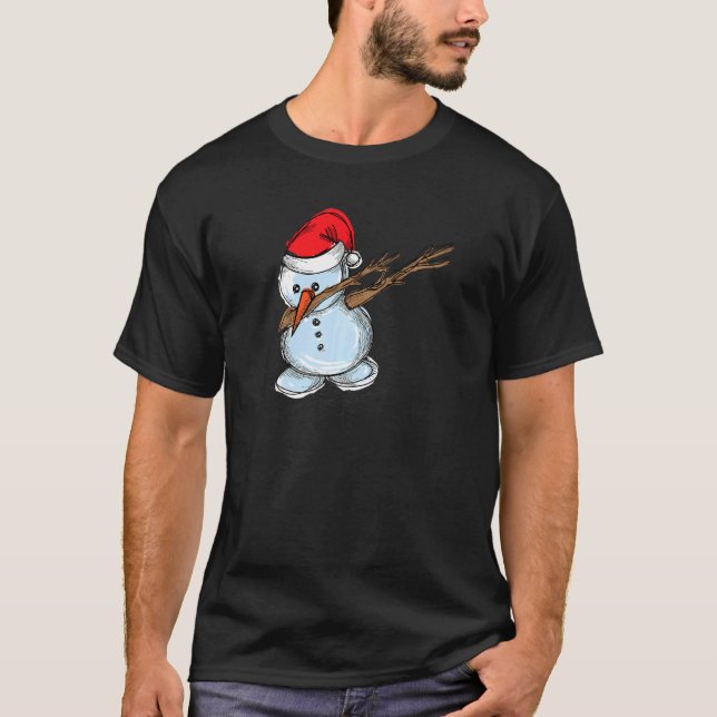 Camiseta Guay de: Dab Dabbing Dancing Navidades bailando Na (Anverso)