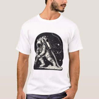 Camiseta Guay de estrellas de la evacuación de astronautas