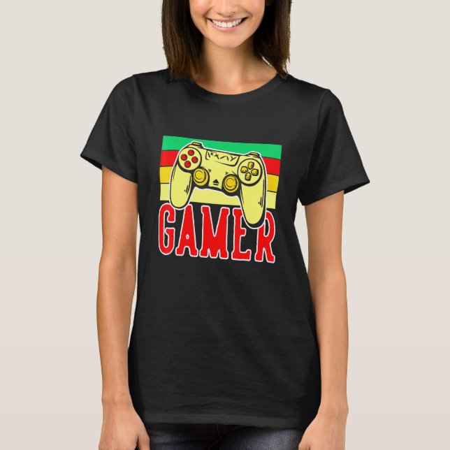 Camiseta Guay De Gaming Controller 4 Gamers And Streamers (Anverso)