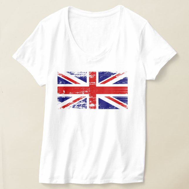 Camiseta Guay de la bandera del Reino Unido - Ingl (Distribución )