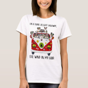 Camiseta Guay De Pastor Australiano Viento En Mi Cabello T-