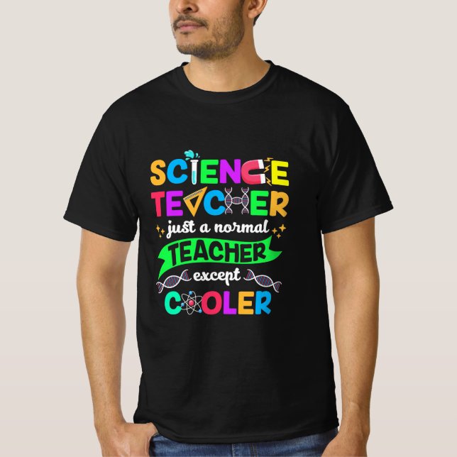 Camiseta Guay de profesor de ciencias (Anverso)