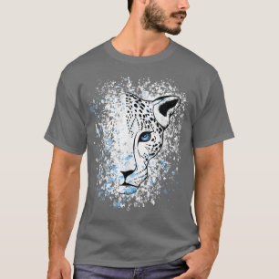 Camiseta Guay de Snow Leopard Blue Eyes Leopard