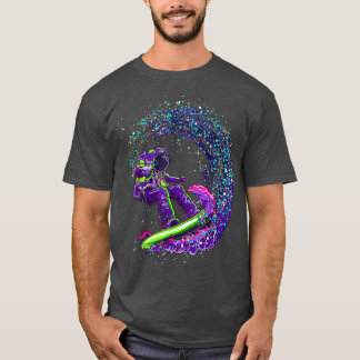 Camiseta Guay de surfista astronauta en el espacio