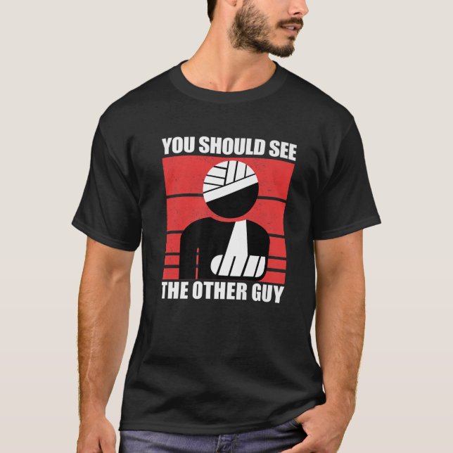Camiseta Guay Deberías Ver Al Otro Hombre Divertido. (Anverso)