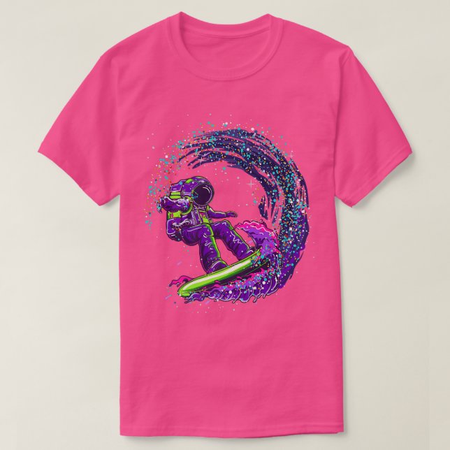 Camiseta Guay del astronauta de la superficie del espacio u (Diseño del anverso)