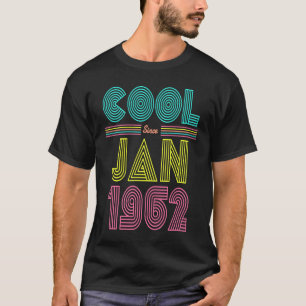Camiseta Guay Desde Enero De 1962 Hombres De Fiesta De Cump