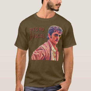 Camiseta Guay desleña a Pedro Pascal en arte vintage