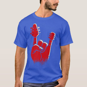 Camiseta Guay Devil HornsDevil HandHeavy Rock n Roll Guitar