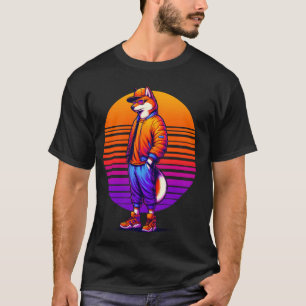 Camiseta Guay Dingo Moderno Estilo Urbano Sunset Retro Art