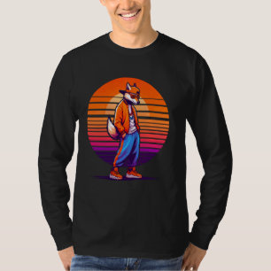 Camiseta Guay Dingo Moderno Estilo Urbano Sunset Retro Art